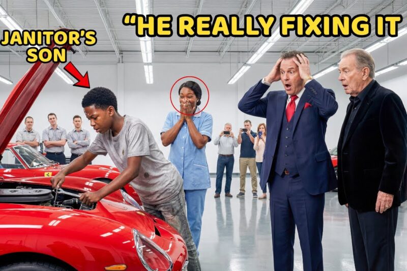 Billionaire Spent Millions on Ferrari Repairs With No Results — Until the Black Maid’s Son Walked In