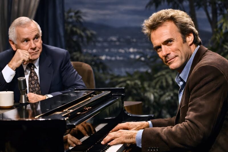 Johnny Carson Told Clint Eastwood to Play the Piano as a Joke — 5 Minutes Later, Carson Was Crying!