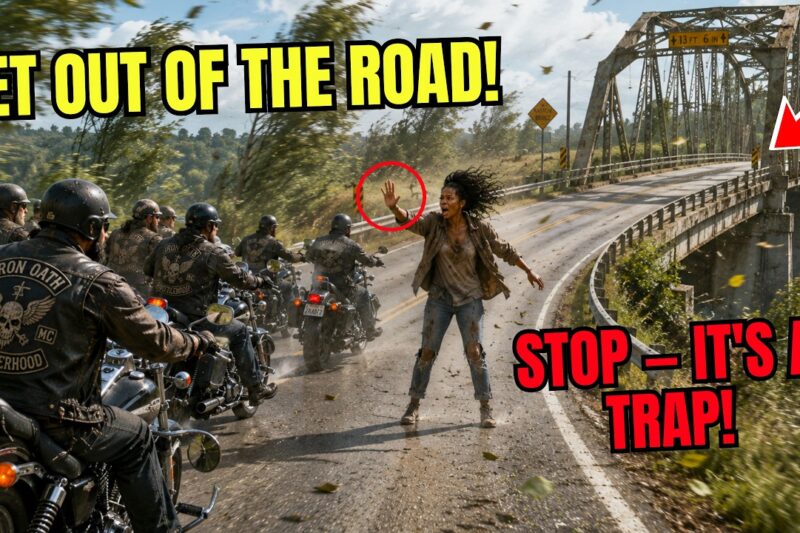 “Stop — It’s a Trap!” a Homeless Black Girl Warned 15 Bikers — What They Did Left the Town in Tears
