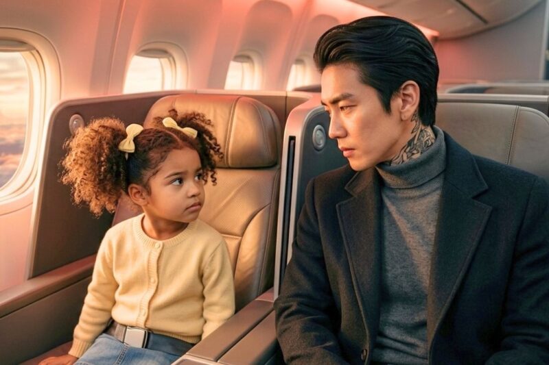 The Mafia Boss Sat Beside a Little Girl on a Plane—Unaware She Was His Lost Daughter