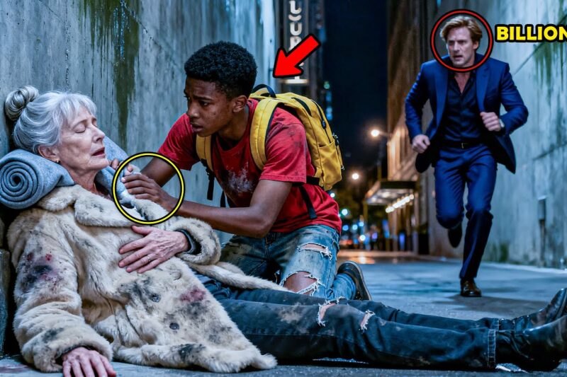 Homeless Boy Saves Billionaire’s Elderly Mother, What Happened Next Will Make You Cry