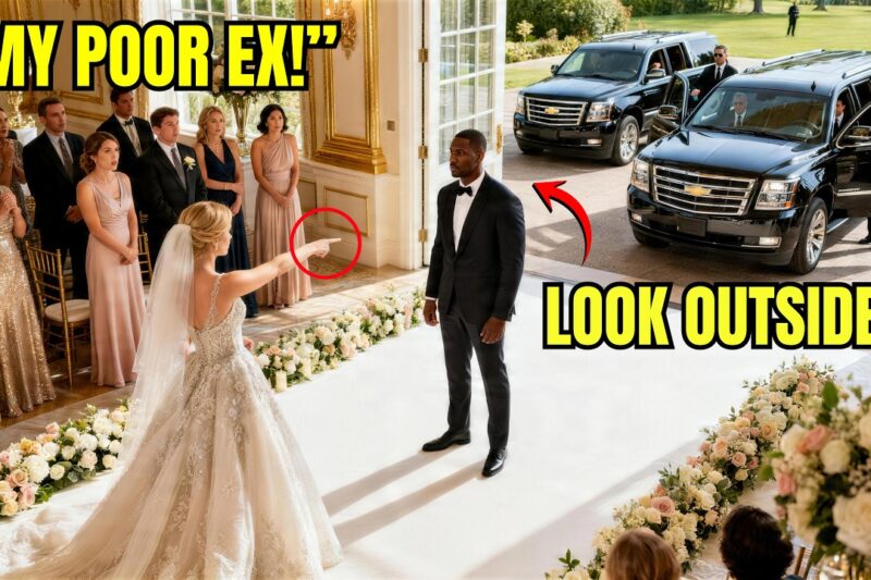 “My Poor Ex!” Bride Points at Black Man at Wedding — Then 3 Black SUVs Pull Up Just for Him