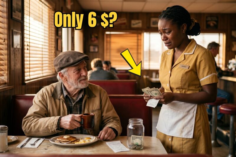 $6 Tip Test: A Black Waitress’ Answer Makes a Billionaire Rewrite His Will
