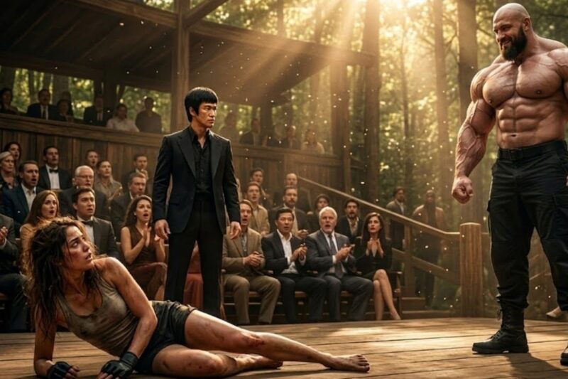 He Humiliated a Poor Girl in an Illegal Fight… Until Bruce Lee Stood Up