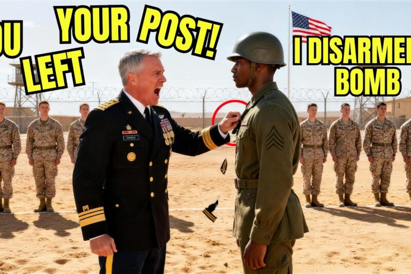 Commander Fires Black Soldier for Leaving Post — He’d Been Disarming a Bomb 200 Yards From the Base