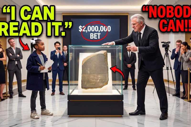 Billionaire Bet $2 Million “Nobody Can Read This” — Poor Black Child Did, Everyone Gasped