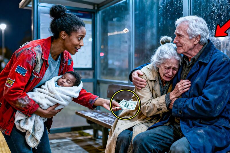 Single Mom Helped an Elderly Couple Abandoned at Bus Stop, What Happened Next Changed Her Life