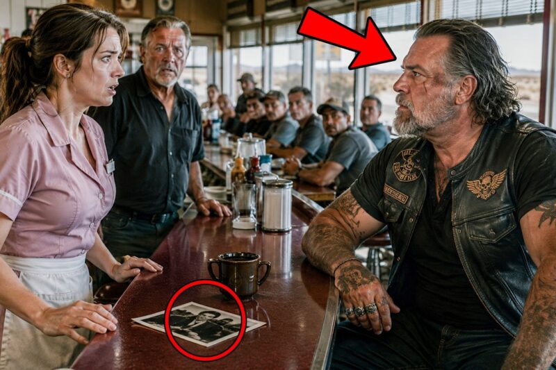 The Waitress Refused to Serve the Biker — Then She Realized He Was a Hells Angels Leader