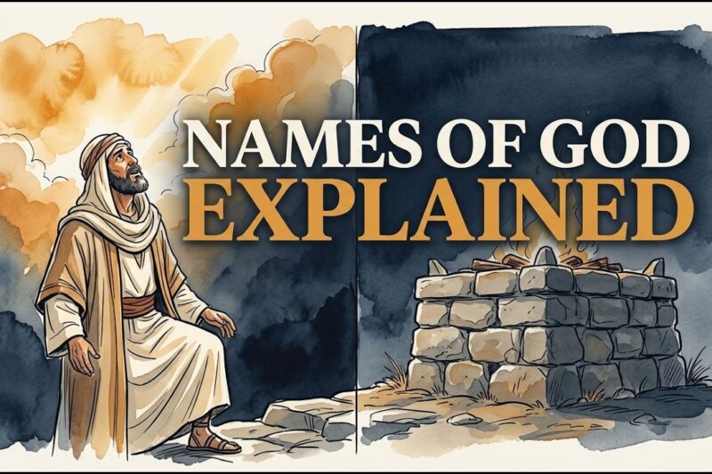 Every Name of God in the Bible Explained: What Each One Reveals About His Character