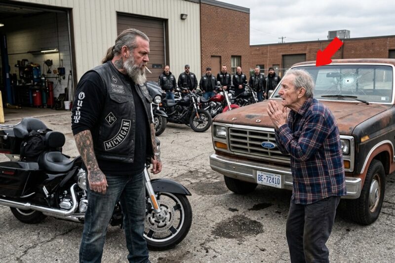 An Old Man Asked The Most Feared Hells Angel Biker For Help: “My Wife Is Sick, Please Help Me”.