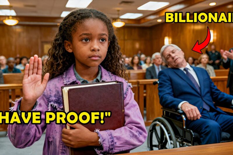 “I Have Proof!” a Little Girl Defends a Billionaire in Court — The Judge Is Stunned