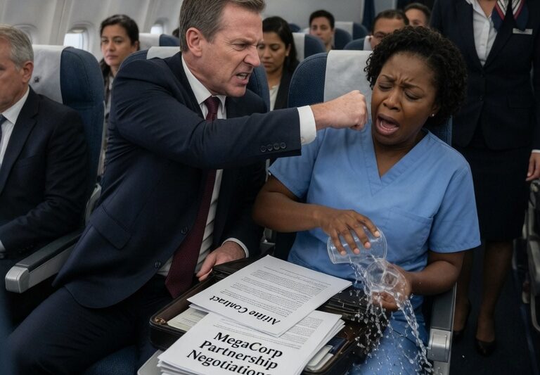 FLIGHT FROM HELL IN 14C: HE STRUCK A BLACK NURSE, NOT KNOWING SHE CONTROLLED THE AIRLINE’S BIGGEST LAWSUIT