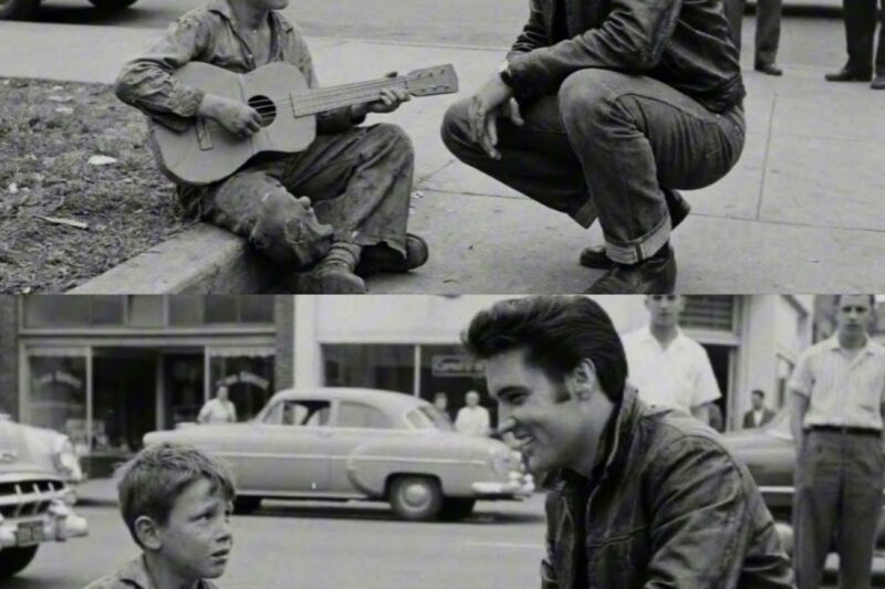  A Street Kid Played an Elvis Song on a CARDBOARD Guitar — Elvis Presley Heard It and THIS happened