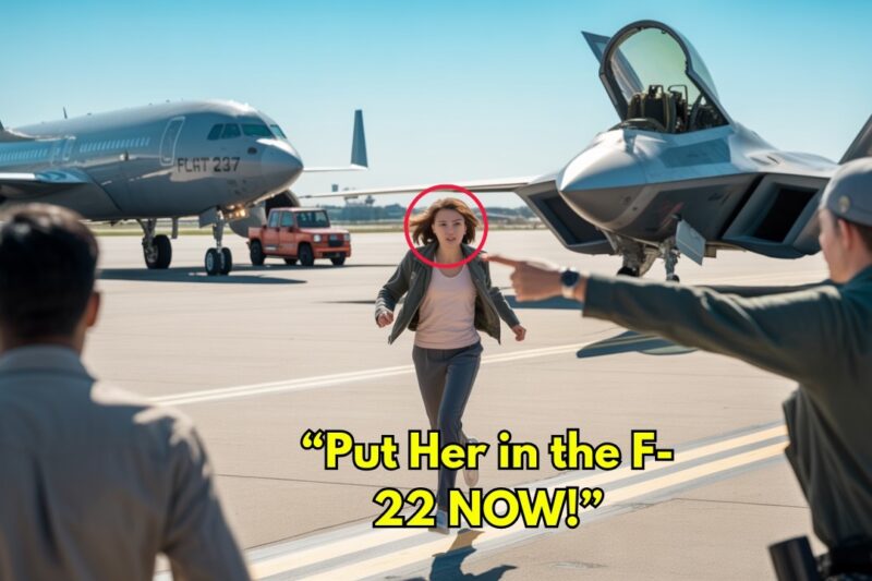 She Was a Passenger on Flight 237 — Until Emergency Erupted at 38,000 Feet and Every System Began Failing One After Another; As alarms echoed through the cabin and the aircraft drifted into unstable flight, the situation escalated beyond standard aviation protocol within minutes. As the Cabin Fell Into Controlled Chaos and Ground Control Lost Confidence in Recovery, Military Command Intercepted the Distress Signal and Issued an Unthinkable Order Involving an F-22 Escort and a Single Unknown Woman on Board; Radar operators, pilots, and flight engineers all froze at the same instruction: locate her and secure her at any cost. What They Knew About Her Was Classified, What They Suspected Was Impossible, and What They Were About to Do Would Turn a Routine Passenger Flight Into a High-Stakes Airspace Mystery That Would Be Studied, Debated, and Classified for Years After.
