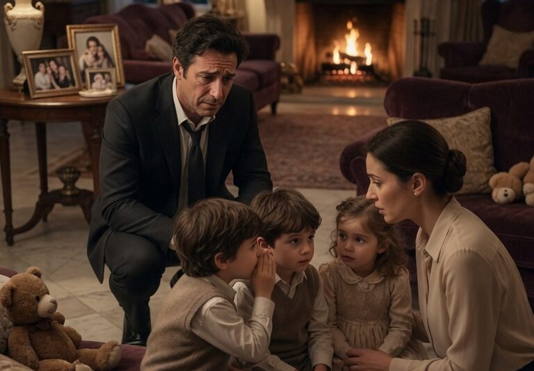 The Billionaire’s Three Children Lost Their Voices After Mom Was Gone — He Fired 12 Caregivers Until One Heard Them Speak Softly
