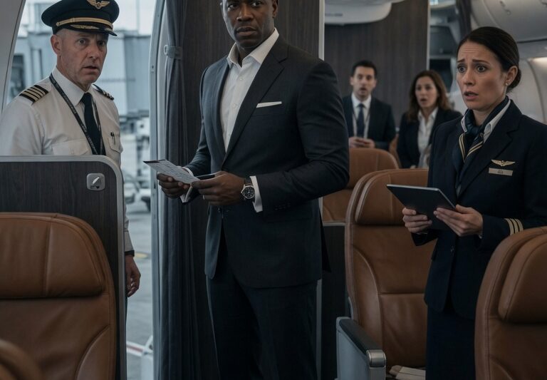 Black CEO Barred From His First-Class Seat — 12 Minutes Later, He Halts the Flight and Dismisses the Pilot