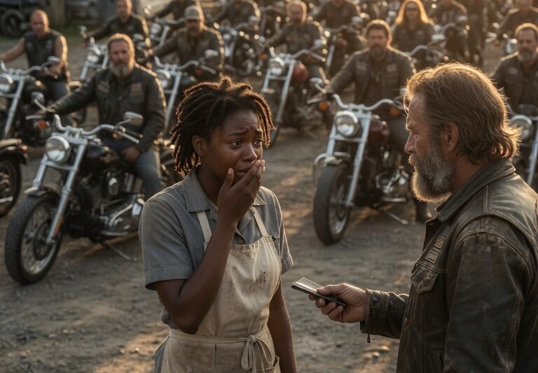 A Young Black Woman Used Her Final $8 to Help a Stranded Biker — The Next Morning, 100 Riders Returned With a Gift That Changed Her Life