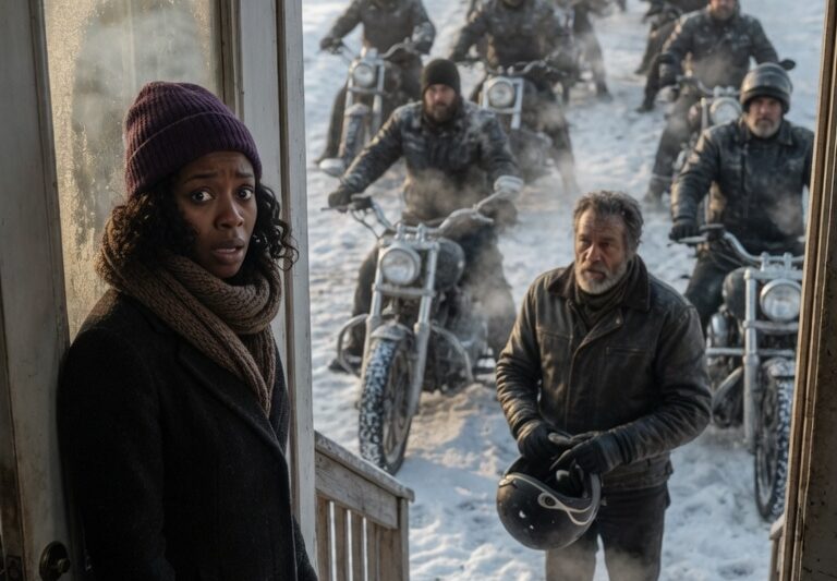Black Single Mother Gives Shelter to 25 Shivering Bikers — By Morning, 1,500 Riders Gather Outside Her Home