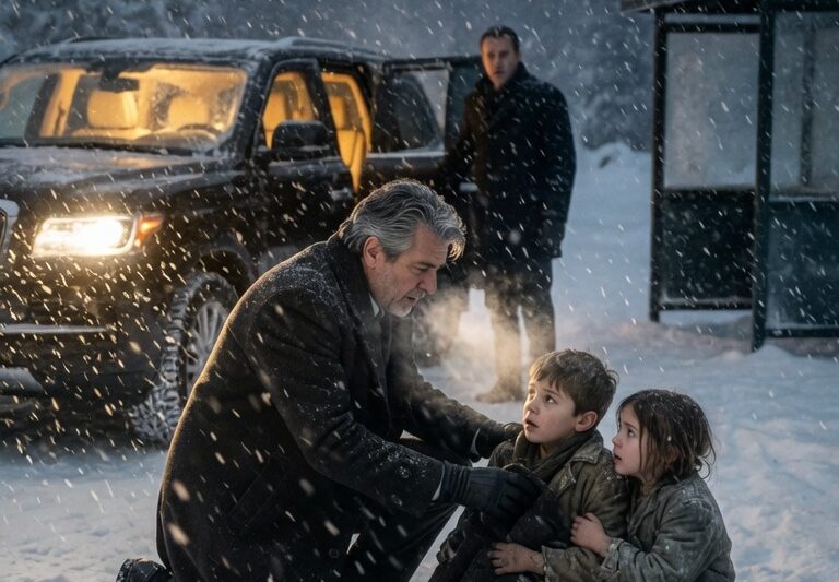 A Billionaire Discovers Two Freezing Young Siblings in a Snowstorm — His Next Act Changes Their Future Forever