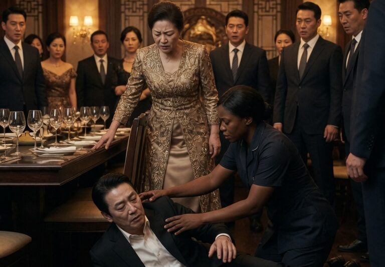 No One Reacted as the Korean Crime Boss Collapsed — Except the Black Nurse His Wife Couldn’t Stand