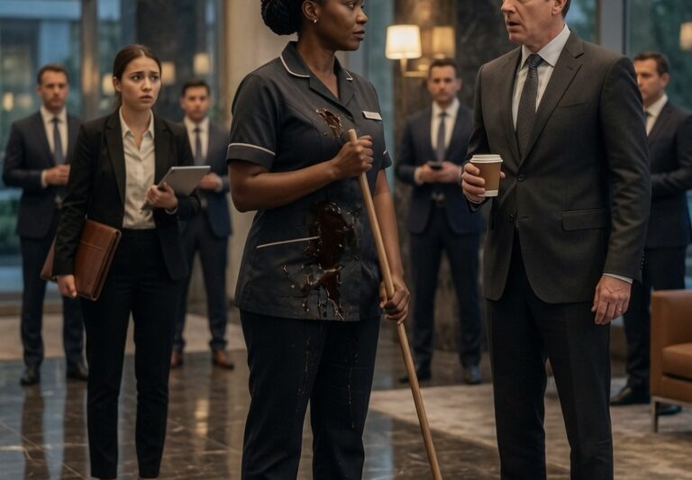 He Humiliated a Black Woman With a Mop — Seconds Later, the CEO Discovered She Controlled His $200M Deal