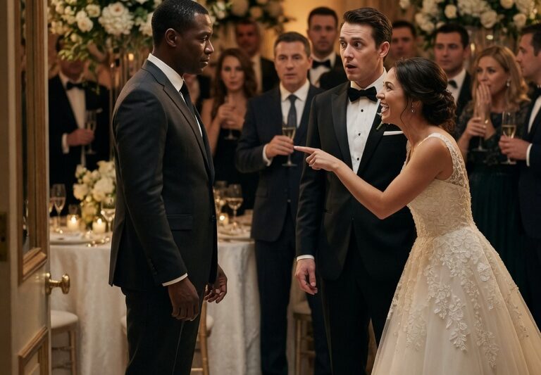 The Bride Mocked the Black Man She Once Called a Failure — But When the Groom Recognized Him, His Face Turned Pale.
