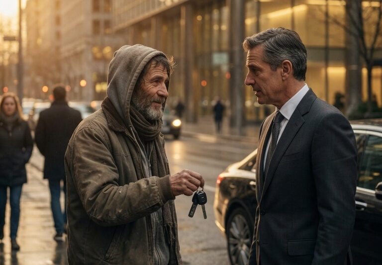 A Billionaire Lost His Keys, a Homeless Man Returned Them — Then Came the Life-Changing Surprise