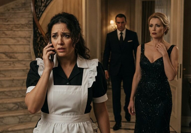 Curvy Maid Makes One Desperate Call — When the Mafia Boss Enters, the Truth Explodes