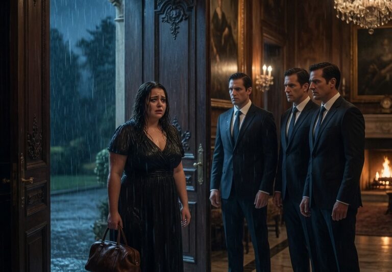 She Entered a Mafia Mansion to Escape the Storm — But the Mafia Triplets Refused to Let Her Leave