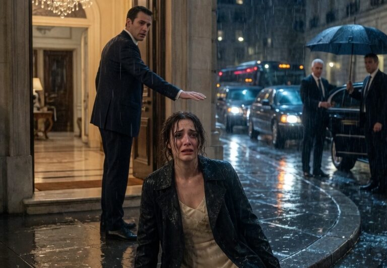 Not Knowing His Wife Was the Heiress to a Trillion-Dollar Fortune, He Threw Her Out Onto the Street…