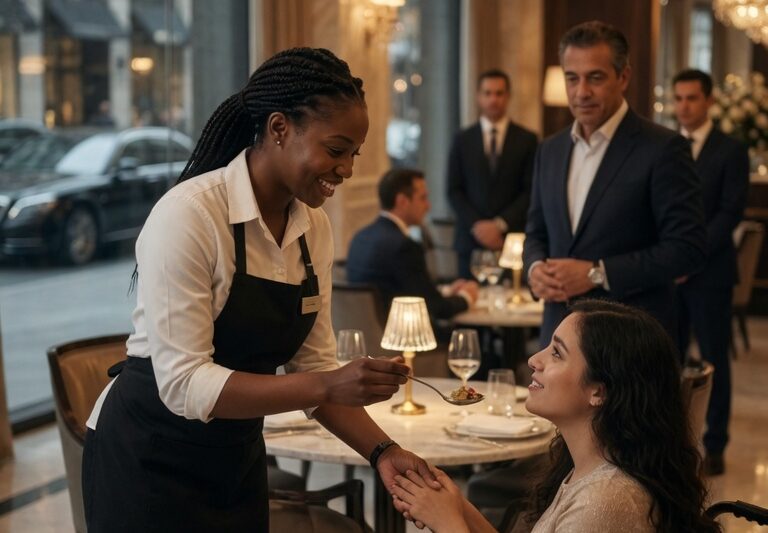 A Black Waitress Helped Feed a Billionaire’s Disabled Daughter—What Happened Next Transformed Her Life Forever