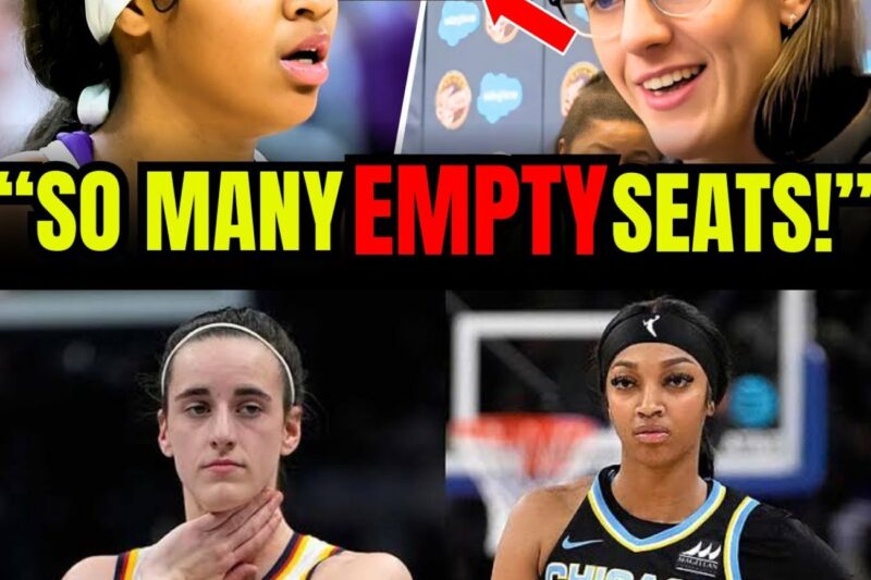 Angel Reese STUNNED by Empty Seats While Caitlin Clark Packs the Arena in 36 Minutes!