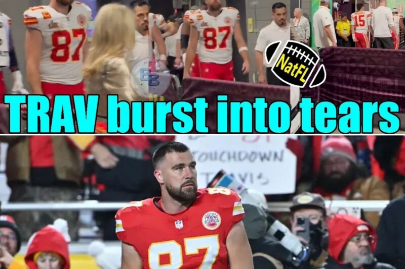 Heartbreak in the Tunnel: Travis Kelce Overcome by Emotion Following Super Bowl Defeat