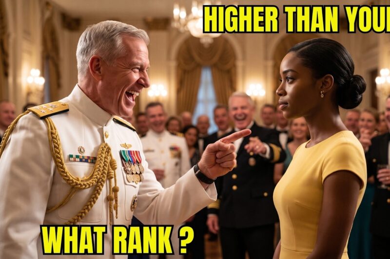 SEAL Admiral Laughed and Asked Her Rank as a Joke — Then Recognized the Sniper Ink and Froze